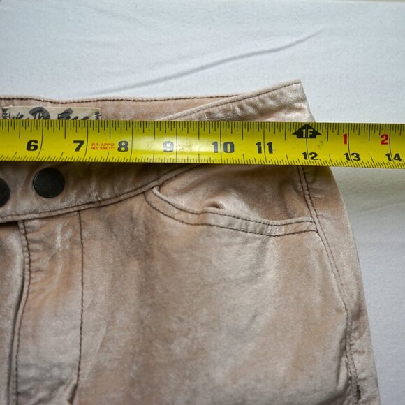 We The Free Jeans Women's Size 26 Pink Champagne Velvet Sweat Jane Pants - Picture 5 of 9